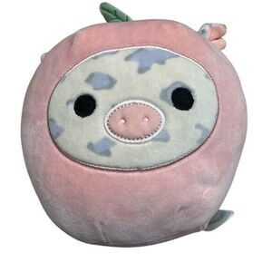 New Squishmallow Rosie‎ the Pig in Peach Costume Plush 7.5" Kelly Toy Pink